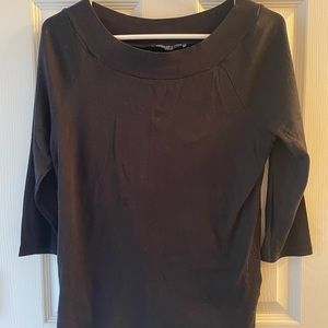 Black Jones New York boat neck shirt